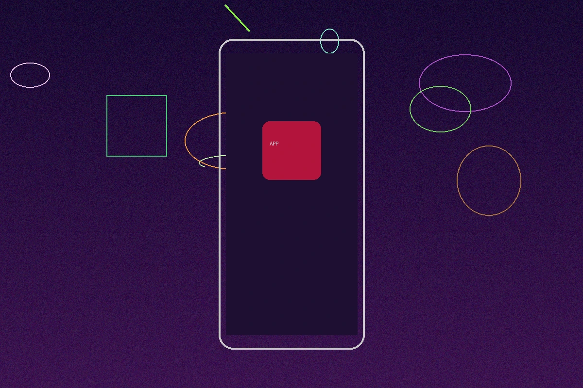 九色手机应用界面展示效果图